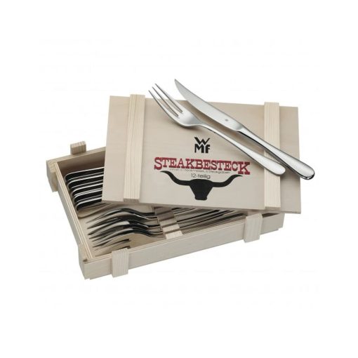 Steak Knife And Fork Set 12Pcs