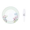 Floraison Cake Plate 32Cm & Slicer