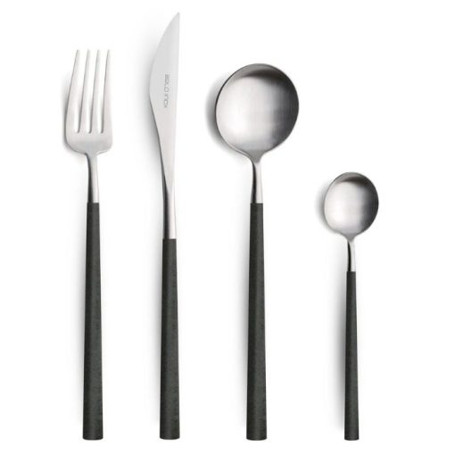 Neo Black Cutlery Set 30Pcs