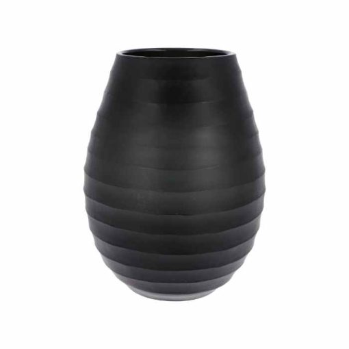 Slate Black Vase 23Cm