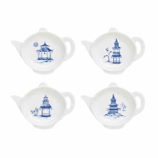 Pagoda Teabag Holder Set 4Pcs