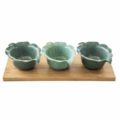 Madagascar Bowl Set 3Pcs With Tray