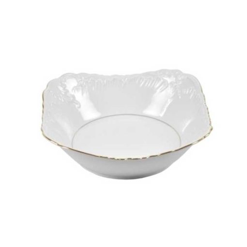 Rococo Gold Salad Bowl 24Cm