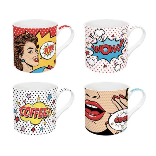 Coffee Mania Mug Set 4Pcs