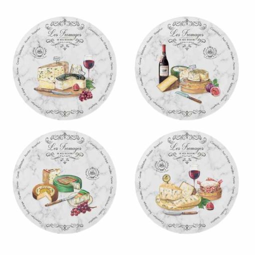 Les Fromages Cheese Plate Set 4Pcs