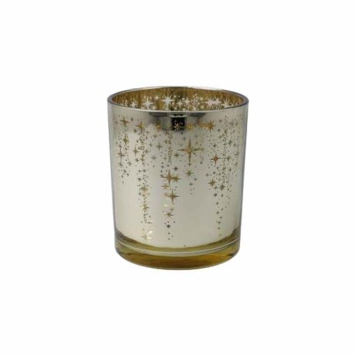 Golden Stars Tealight 7Cm