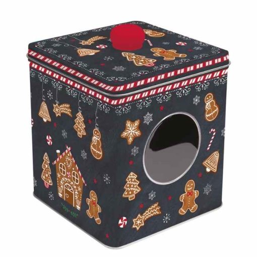 Gingerbread Tin Box 13Cm