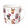 Xmas Friends Mug In Tin Box Cat