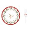 Magie De Noel Cake Plate 32Cm & Slicer