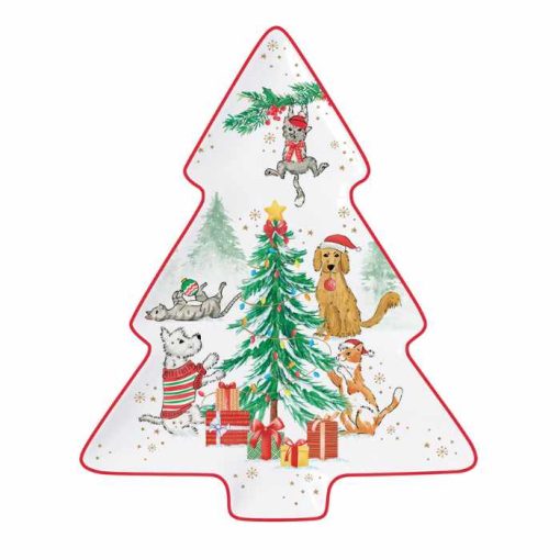 Xmas Gang Tree Plate