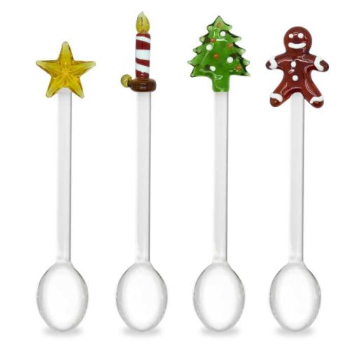 Xmas Teaspoon Set 4Pcs