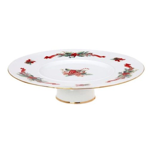 Christmas Magic Footed Platter 32Cm